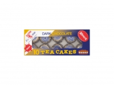 Tunnocks 10 Dark Chocolate Tea Cakes £1.29