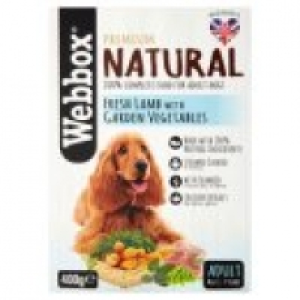 Premium Natural Fresh Lamb with Garden Vegetables Dog Food T &pound;1.00