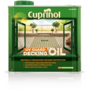 Cuprinol UV Guard Decking Oil Natural 2.5L £18.00