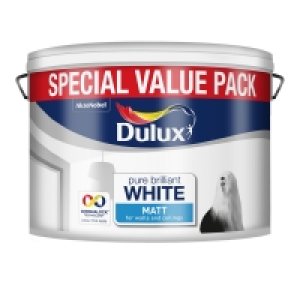 Dulux Matt Emulsion Paint Pure Brilliant White 7.5L £15.00