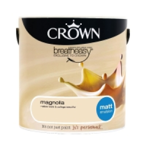 Crown Matt Emulsion Paint Magnolia 2.5L £12.00