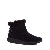 Debenhams  Skechers - Black suede On The Go City 2 ankle boots