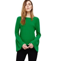 Debenhams  Phase Eight - Green flori bell sleeve knitted top
