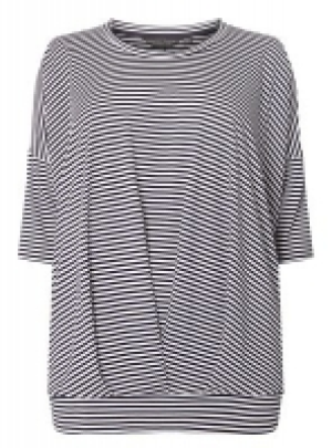 Dorothy Perkins - Curve blue bubble hem batwing top