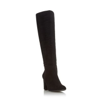 Debenhams  Dune - Black Sandler round toe knee high boot