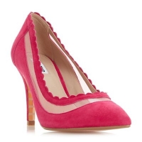 Debenhams  Dune - Pink suede Britania court shoes