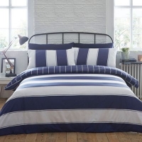 Debenhams  Home Collection - Blue James stripe bedding set