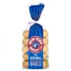 New York Bakery Co. Plain Bagels £1.00