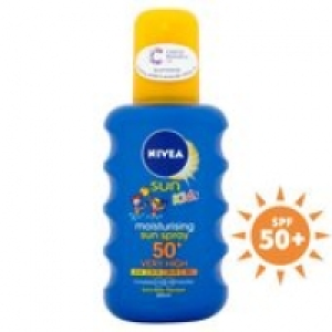 Nivea Sun Kids Coloured Spray SPF 50 £6.00