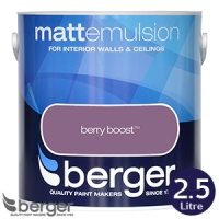 HomeBargains  Berger Matt Emulsion: Berry Boost 2.5L