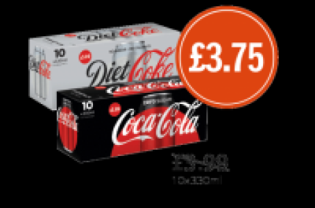 Diet Coke and Coke Zero £3.75