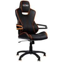 Overclockers Nitro Concepts Nitro Concepts E200 Race Series Gaming Chair - Black/Orange