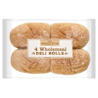 Iceland  Iceland 4 Wholemeal Deli Rolls 4 Pack