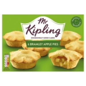 Mr Kipling 6 Bramley Apple Pies &pound;1.70