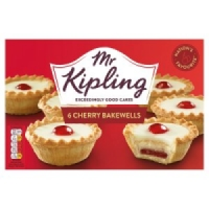 Mr Kipling 6 Cherry Bakewells £1.70