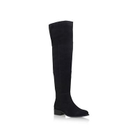 Debenhams  Carvela - Black Point flat knee boots