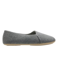 Debenhams  Clarks - Light grey Cozily snug womens slippers