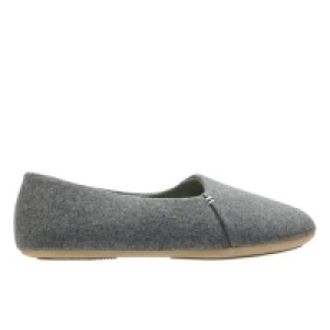 Clarks - Light grey Cozily snug womens slippers