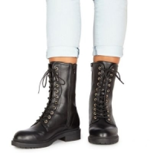 Faith - Black Bertie biker boots