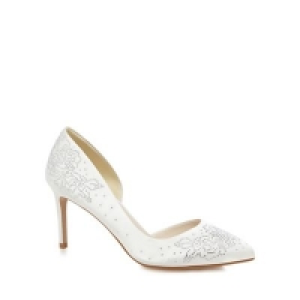 Debenhams  No. 1 Jenny Packham - White diamante Penny high stiletto h