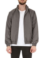 Debenhams  Burton - Grey funnel neck lightweight jacket