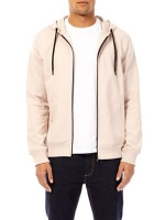 Debenhams  Burton - Pale pink zip-through hoodie