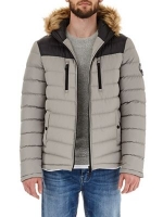 Debenhams  Burton - Grey inverness quilted jacket