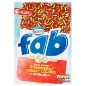 Fab Ice Lollies Strawberry £2.00