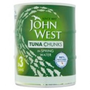 John West Tuna Chunks in Spring Water £5.00