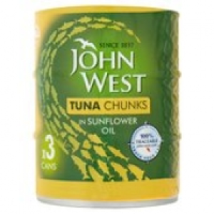 John West Tuna Chunks in Sunflower Oil £5.00