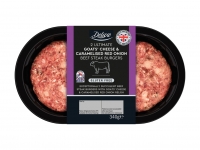 Lidl  Deluxe 2 Ultimate Goats Cheese < Caramelised Red Onion B