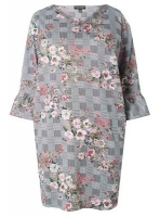 Debenhams  Dorothy Perkins - Curve multi coloured floral shift dress