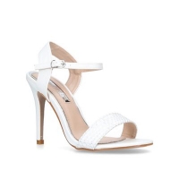 Debenhams  Miss KG - White Imogen 2 high heel sandals