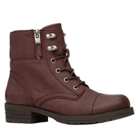 Debenhams  Call It Spring - Ladies flat lace up boot with fold over col