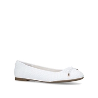 Debenhams  Miss KG - White Nellie flat ballerina shoes