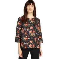 Debenhams  Phase Eight - Multi-coloured rae rose print blouse