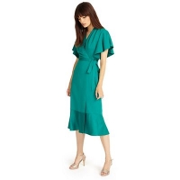 Debenhams  Phase Eight - Bright green carlie frill dress