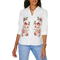 Debenhams  Dorothy Perkins - White embroidered shirt