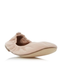 Debenhams  Dune - Natural History elasticated topline ballerina shoes