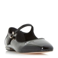 Debenhams  Dune - Black Anetta jewelled heel mary jane shoes