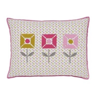 Debenhams  Helena Springfield - Pink polyester and cotton Dot cushion