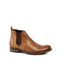 Debenhams  RJR.John Rocha - Tan leather Rowan Chelsea boots