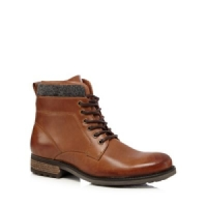 RJR.John Rocha - Brown leather lace up boots