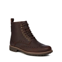 Debenhams  Clarks - Brown Montacute Lord boots