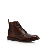 Debenhams  Loake - Brown leather Bosworth lace up boots