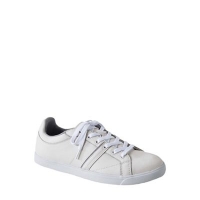 Debenhams  Lands End - White classic lace-up trainers