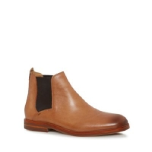 Debenhams  H By Hudson - Tan leather Tonti Chelsea boots