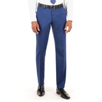Debenhams  Ben Sherman - Bright blue plain front slim fit kings suit tr
