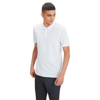 Debenhams  Jack & Jones - White Belfast short sleeve polo shirt