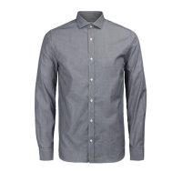 Debenhams  Jack & jones - Grey stripe Lee shirt